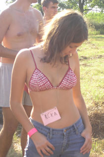 Dissolute young girl