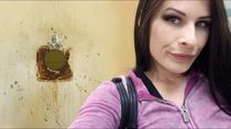 Flashing tits in public.